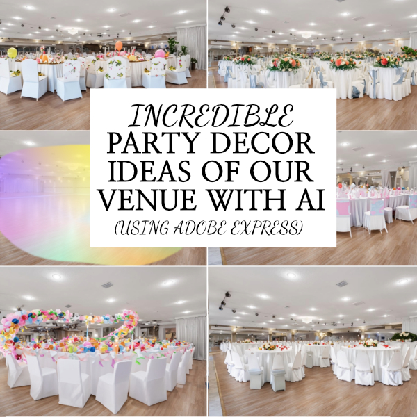 party decoration ideas and seating arrangements