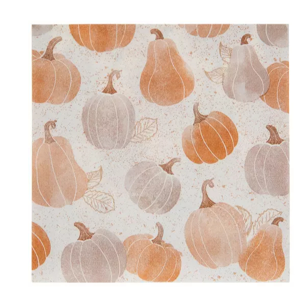 Thanksgiving pumpkin napkins