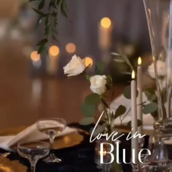 Love In Blue Wedding Day Theme