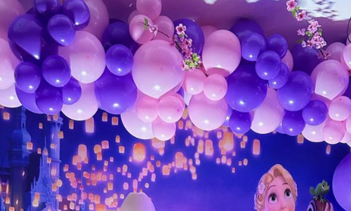 Baby birthday Rapunzel Disney party